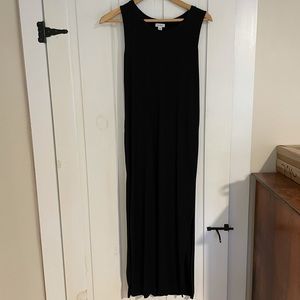 Drape back dress
